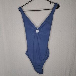 Kona Sol Navy One-Piece Swimsuit